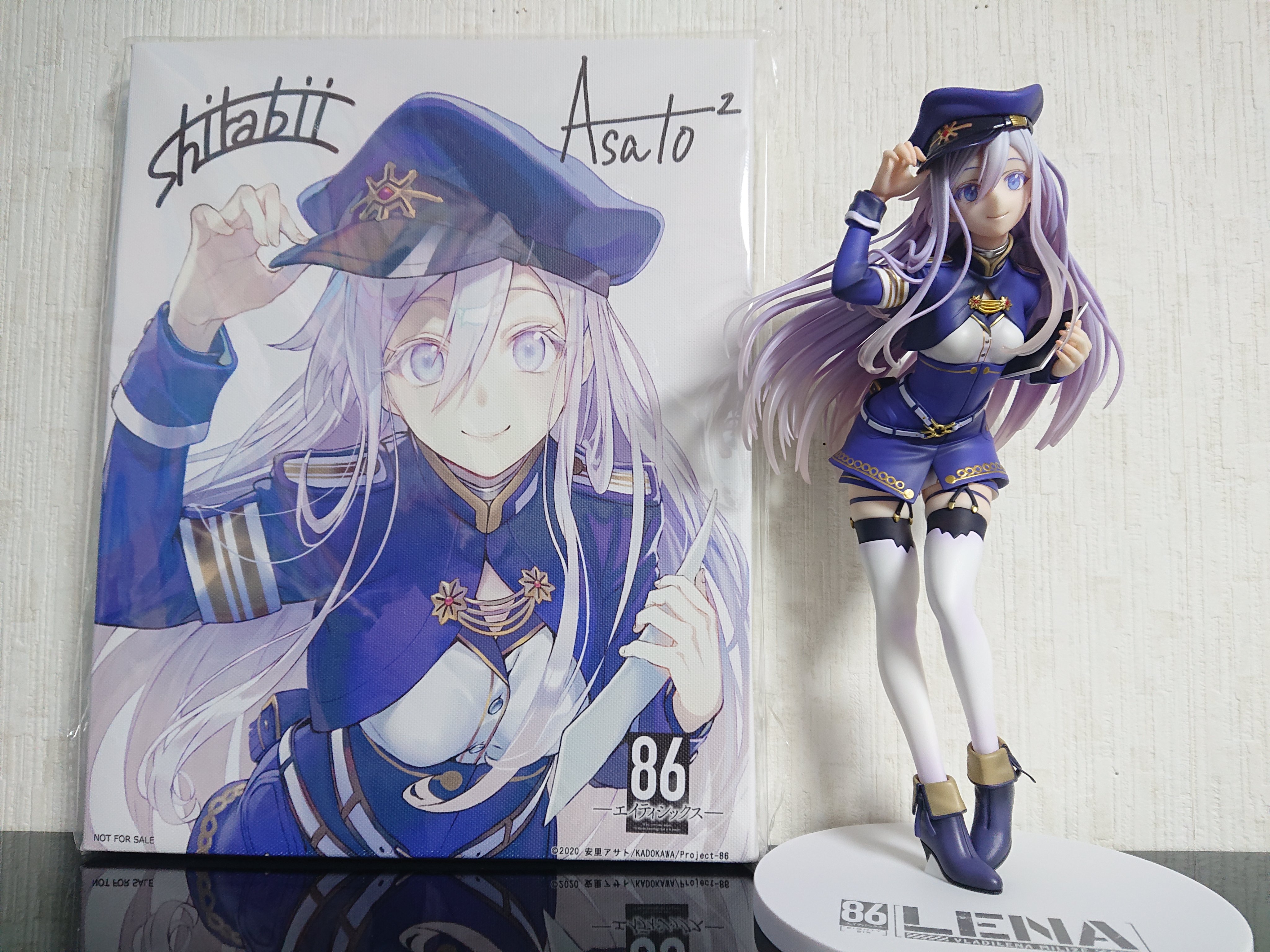 86-エイティシックス- レーナ フィギュア　限定版　特典　キャンバスパネル ツネ🔪 on X: 