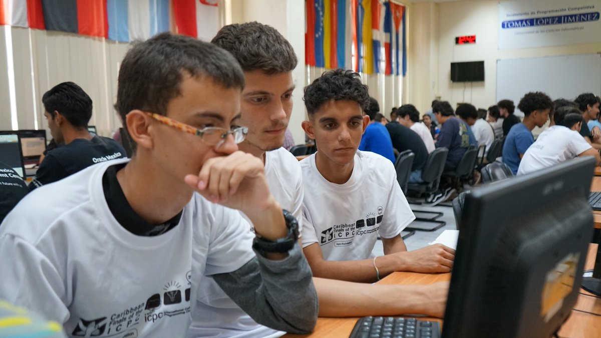 universidad_uci's tweet image. 📌 #Ahora | Se desarrolla la eliminatoria rumbo a la Final Caribeña del Concurso Internacional Universitario de Programación #ICPC2025. 

👉 ¡Un paso más hacia la gran Final Mundial #50 del #ICPC2026!

#SomosUCI #UniversidadCubana #Cuba