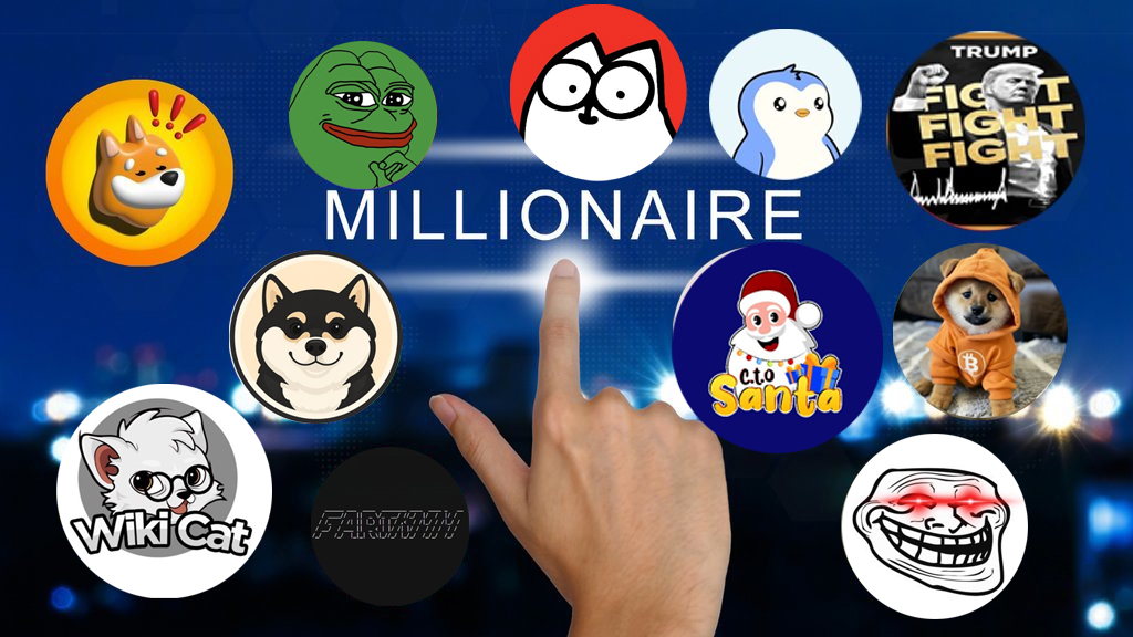 Which #memecoin will make you a Millionaire this year?👇

$PEPE or $CAT or $SANTA or $TROLL or $PENGU or  $PENGU or $TRUMP or $BONK or $MANYU or $FARTCOIN or $DOG 🤔