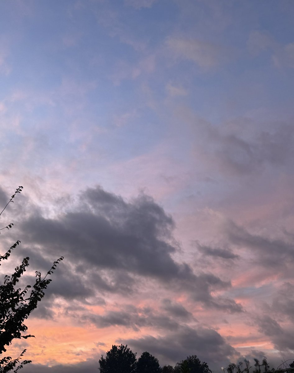 teenamassam's tweet photo. Just nipped out to look at tonight’s sunset…💙💜🩷🧡 #SunsetBeauty https://t.co/ceFGv9yWbe