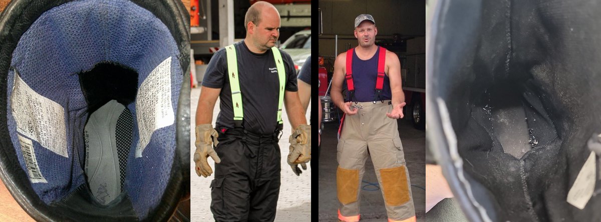 FireBootJoe's tweet image. You can only choose one of these fireman's boots to smell.  Which do you choose and why?

Right or left?
