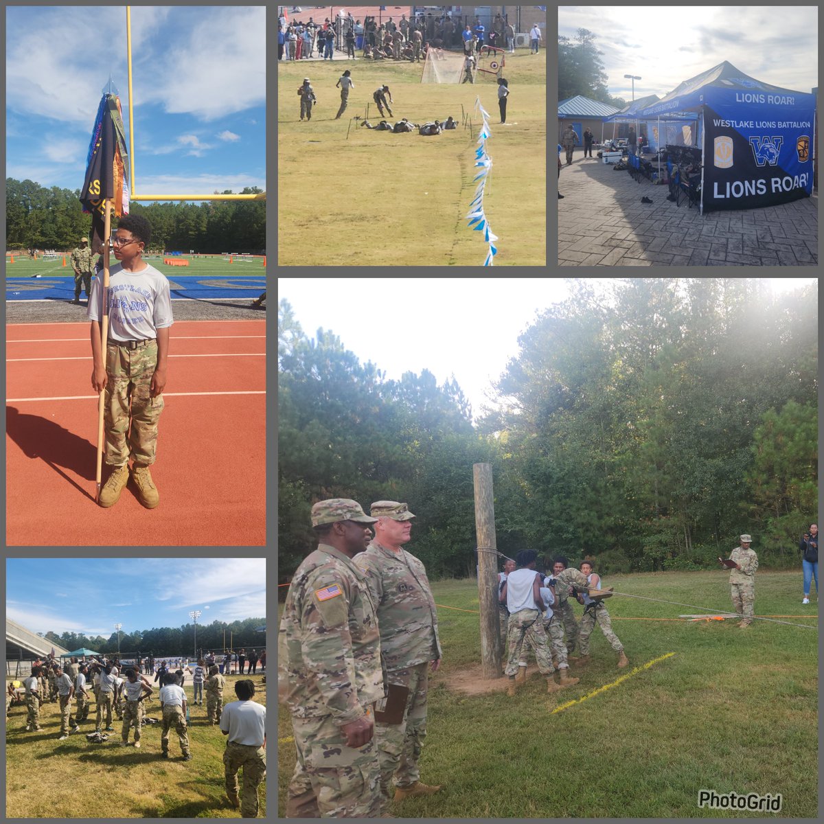 MsTedu's tweet image. Out supporting Westlake's JROTC Dept hosting their first Raider Meet for Zone 3. 

This is the fun part of the job...showing up for my students in their hobbies &amp;amp; clubs.