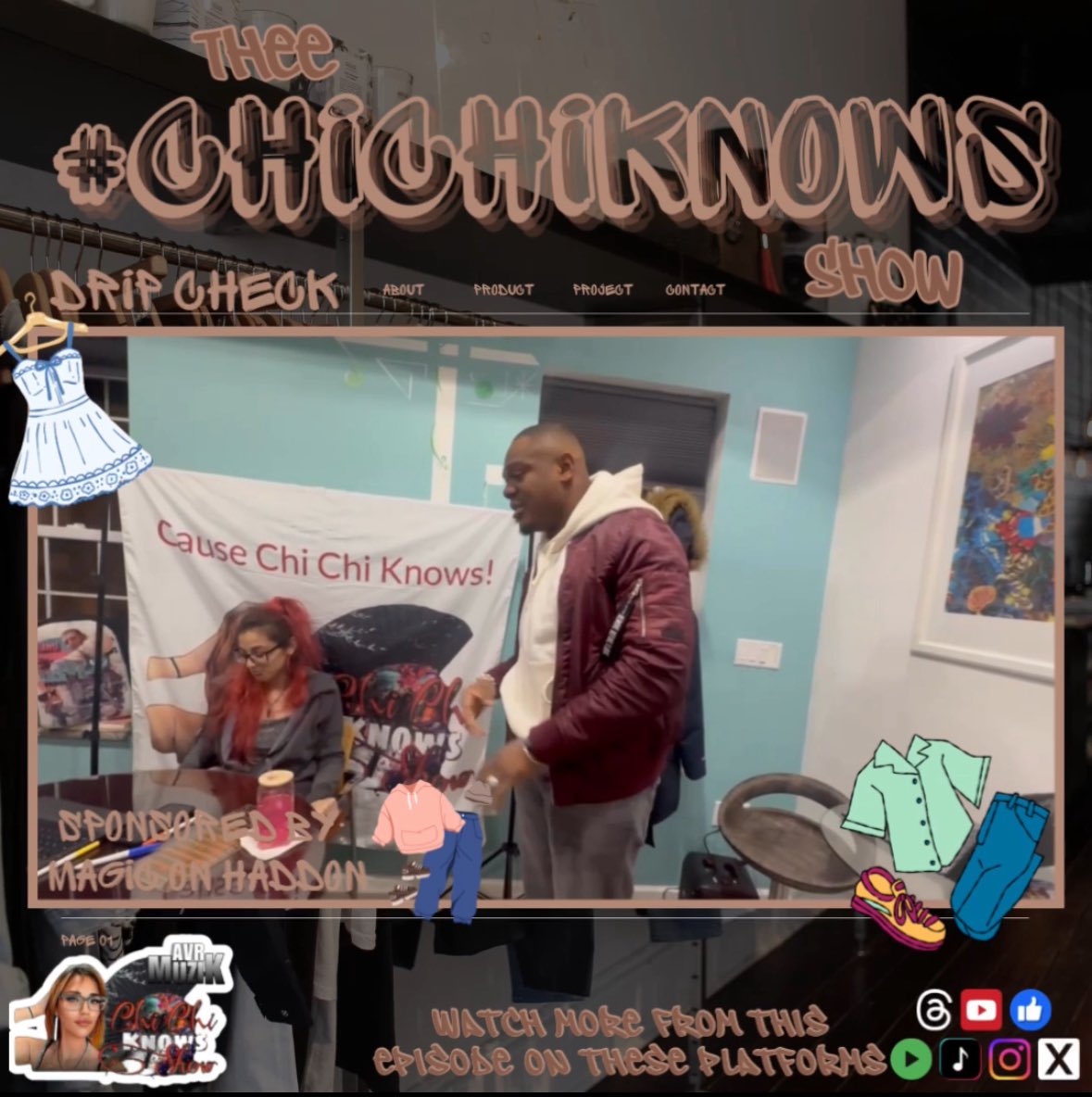 ChichiKnowsShow's tweet image. Y’all the weather 🌡️ is definitely changing so make sure you go get ya drip 👚checked 👀 at @magiconhaddon 🪄( 1216 Haddon AVE. Camden, NJ 📍 ). SB: These clips and episodes were previously taped, check your local weather reports! #ChichiKnows🫡 …

#PhillyX #caicedo #Clemson