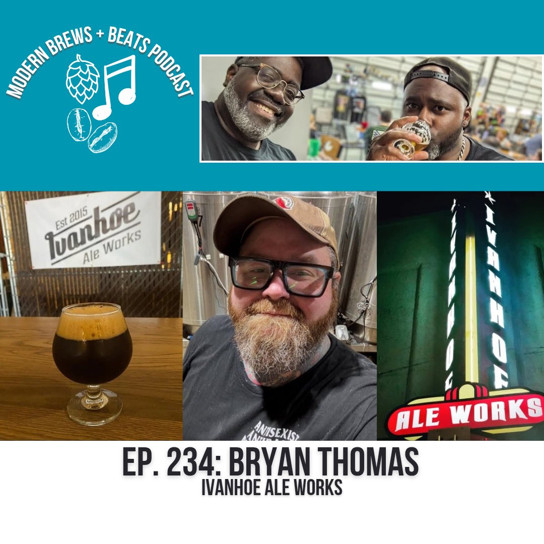 On ep 234, we talked w/ Bryan Thomas, head brewer at <a href="/IvanhoeAle/">Ivanhoe Ale Works</a> in Denison, TX. Bryan shared his experience as a cancer survivor and how he discovered his passion for brewing later in life. Tune in!

#Spotify: open.spotify.com/episode/1LdjKd…

#ApplePodcast: podcasts.apple.com/us/podcast/mod…