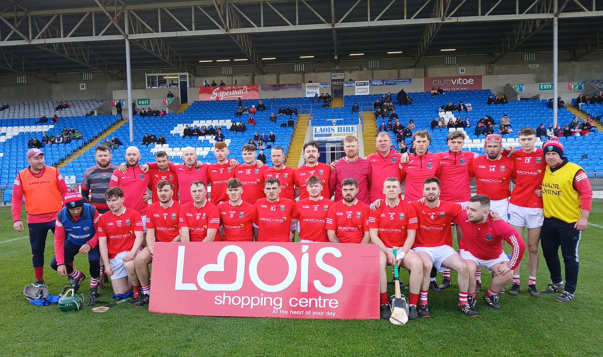 Congratulations to Clonad: Laois Shopping Centre IHC Champions 2025 👏 🔵⚪️ 
Commiserations to St.Fintans Mountrath. 

Full Time 
Clonad: 1-18 (21)
Mountrath : 1-13 (16)