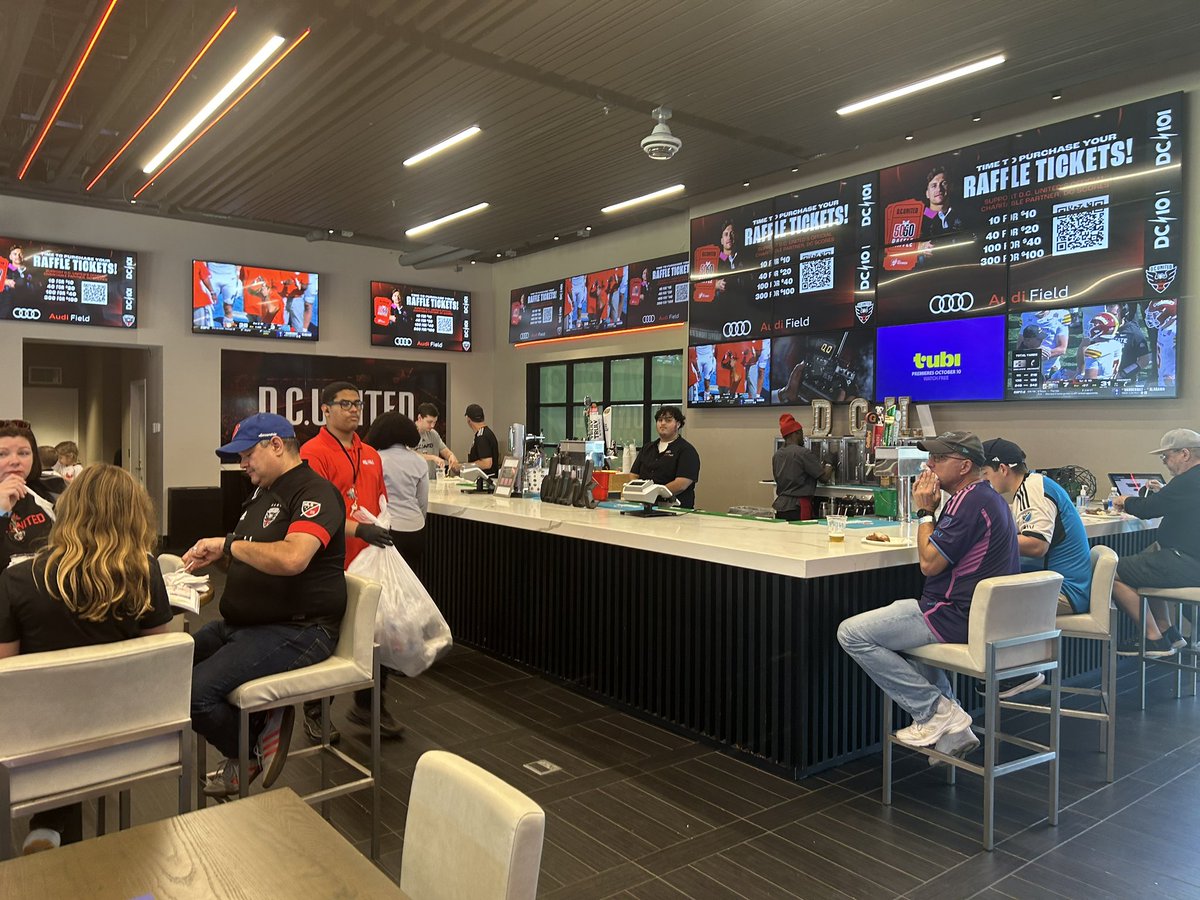 Not bad seats for today’s <a href="/CharlotteFC/">Charlotte FC</a> vs <a href="/dcunited/">D.C. United</a> game.  #LogeBox