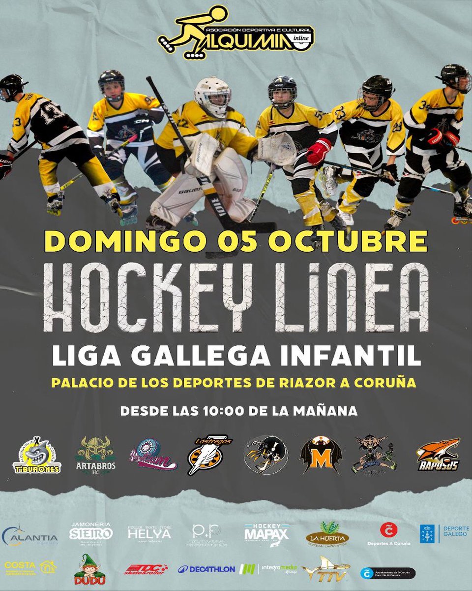 Alquimia_Inline's tweet photo. Coruña en Hockey (Línea por supuesto) https://t.co/zZ455nwXc9 https://t.co/54jskKwaZy