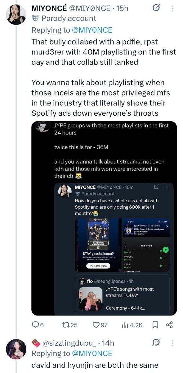 this fandom is seriously fucked up in the head, doing all this over kpop??? a child was murdered and they're turning it into a fanwar and falsely accusing people of things they've never done, genuinely wish nothing but the absolute worst for every single one of these freaks