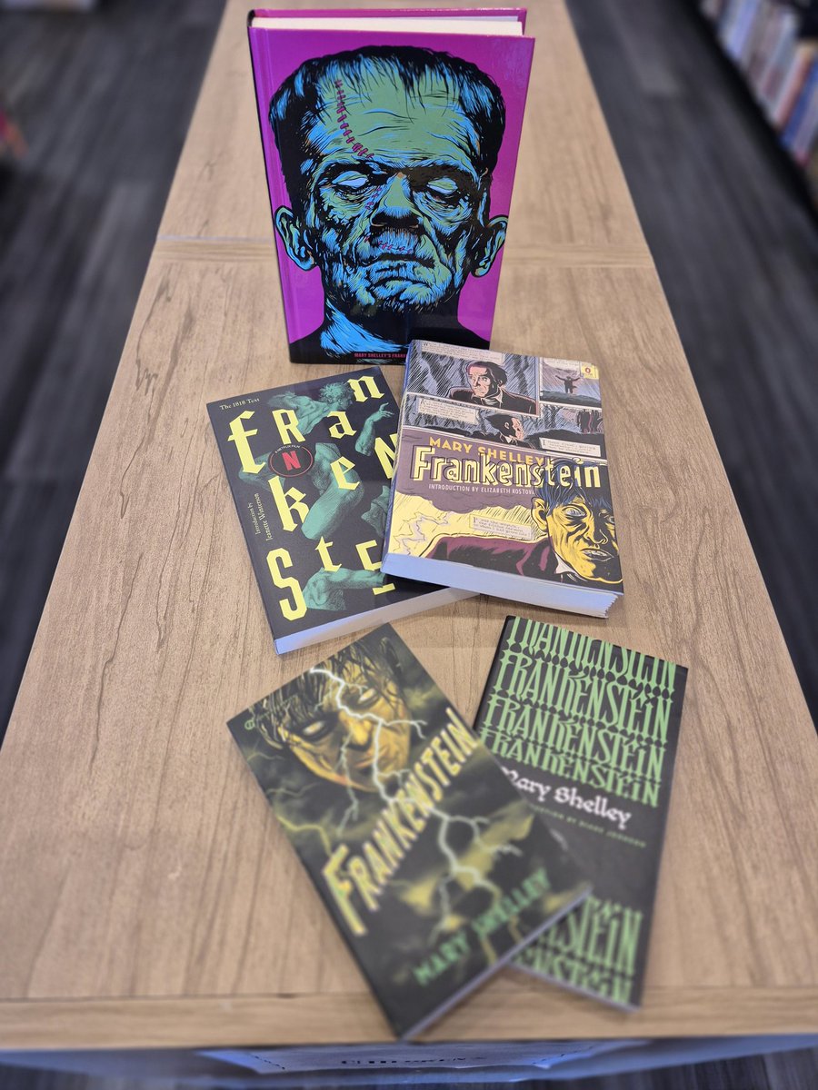 MadRedBooks's tweet photo. Get ready for @RealGDT's upcoming Frankenstein movie by getting your copy here at Mad Red Books! https://t.co/KbZwKlGIg0