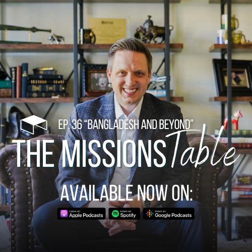 Nathan Harrod (@nathanharrod) on Twitter photo 🎙️ The newest episode of The Missions Table is live! This week we sit down with Missionary <a href="/JamesCorbin238/">James Corbin</a> —serving in Bangladesh and author of When Sons and Daughters of the Soil Pray.
Don’t miss this powerful conversation on missions and how you can get involved in Asia.
👉 🎙️ The newest episode of The Missions Table is live! This week we sit down with Missionary <a href="/JamesCorbin238/">James Corbin</a> —serving in Bangladesh and author of When Sons and Daughters of the Soil Pray.
Don’t miss this powerful conversation on missions and how you can get involved in Asia.
👉