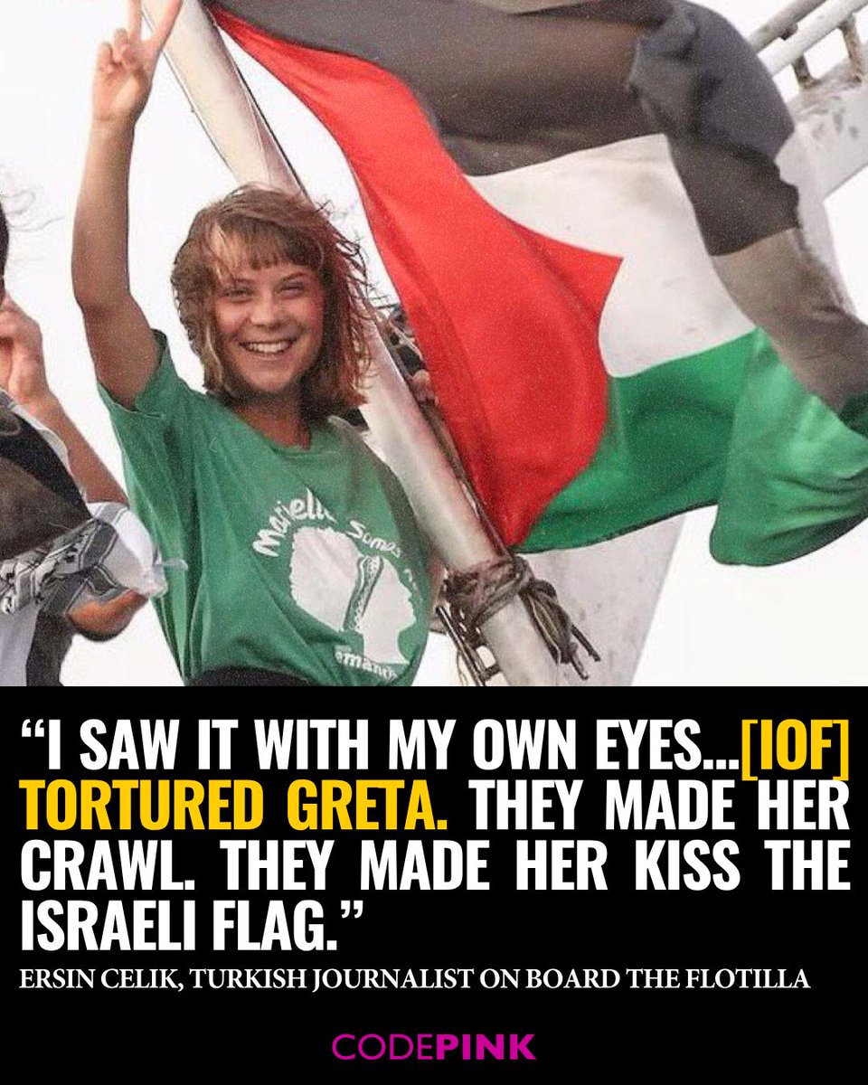 Ersin Celik, a Turkish journalist released from Israeli captivity, reveals how the Israeli occupation forces are treating activist Greta Thunberg.