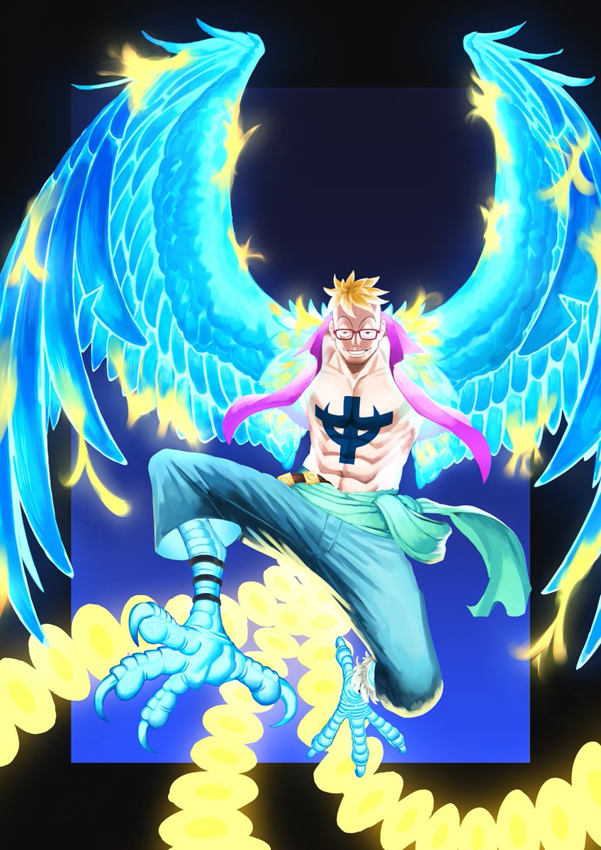New official onepiece art for Marco's birthday
