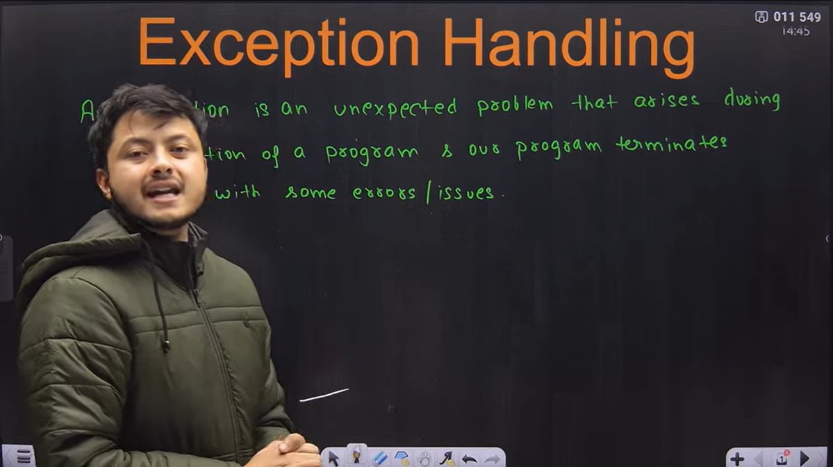CHAYAN78905's tweet image. 🚀 #Day67 / #180DaysOfCode 🎯
DSA Journey in C++ 📚 | #CoderArmy
📌 Topics: OOP'S ⚡
✅ Exception Handling (try, catch, throw)
✅ How to create own Exception Class
✅ File Handling (ifstream, fstream, ofstream)
Thanks to @rohit_negi9 bhaiya🙌 for the amazing explanation!
#DSA