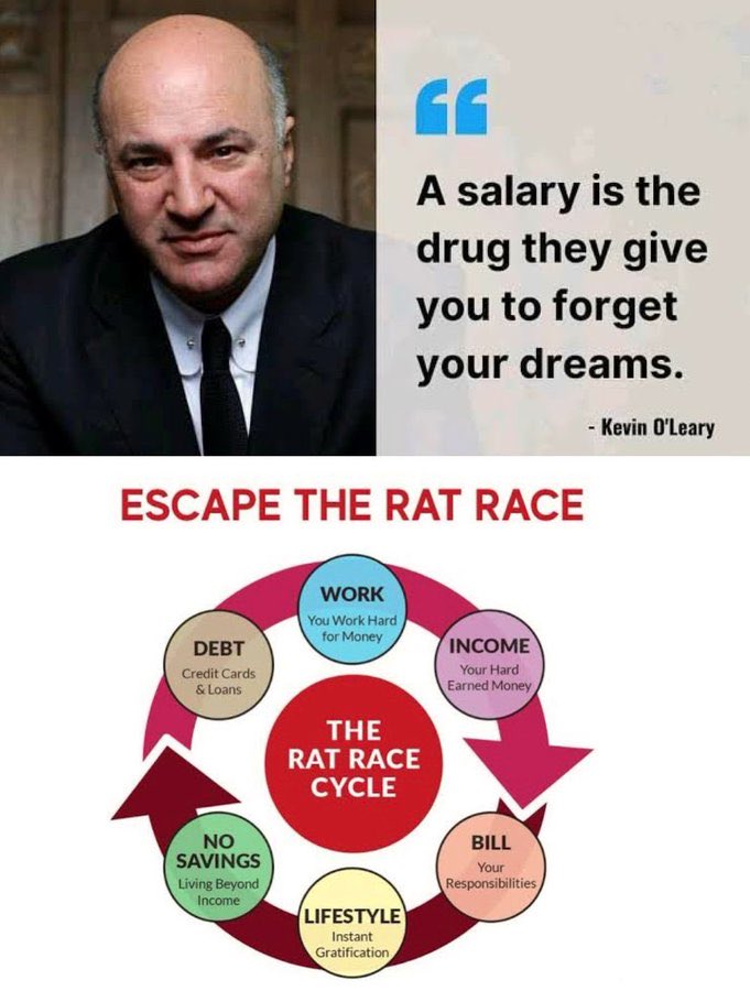 Don’t just be proud of your Salary - be proud of your Investments. – Warren Buffett

The problem with the rat race is that even if you win… you’re still a rat. – Lily Tomlin

Your salary is the fuel – but if all you do is spend it, you stay on the treadmill.
Use that income