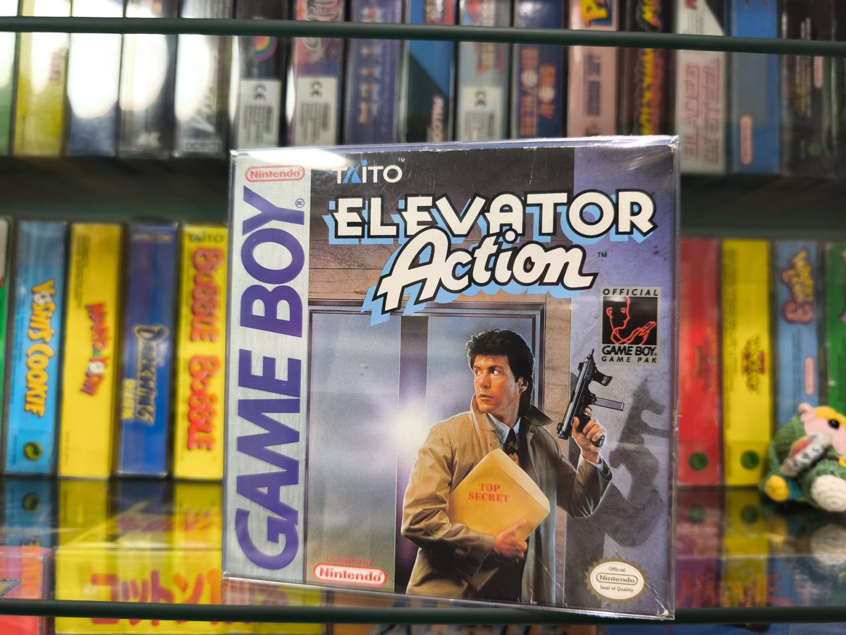 Txuitxe's tweet photo. Tarde con este clásico de #taito #elevatoraction #gameboy #8bits #nintendo https://t.co/5UIwtILiYX