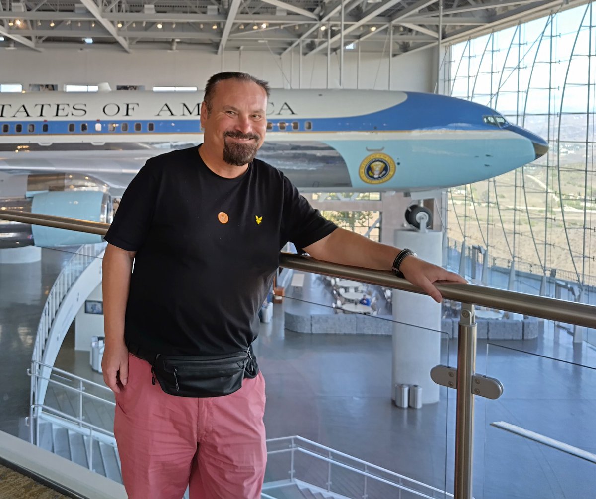 Great to have visited the Ronald Reagan Library in California and walked through Air Force One, the plane that took the former US president around the world in his mission to end the Cold War.