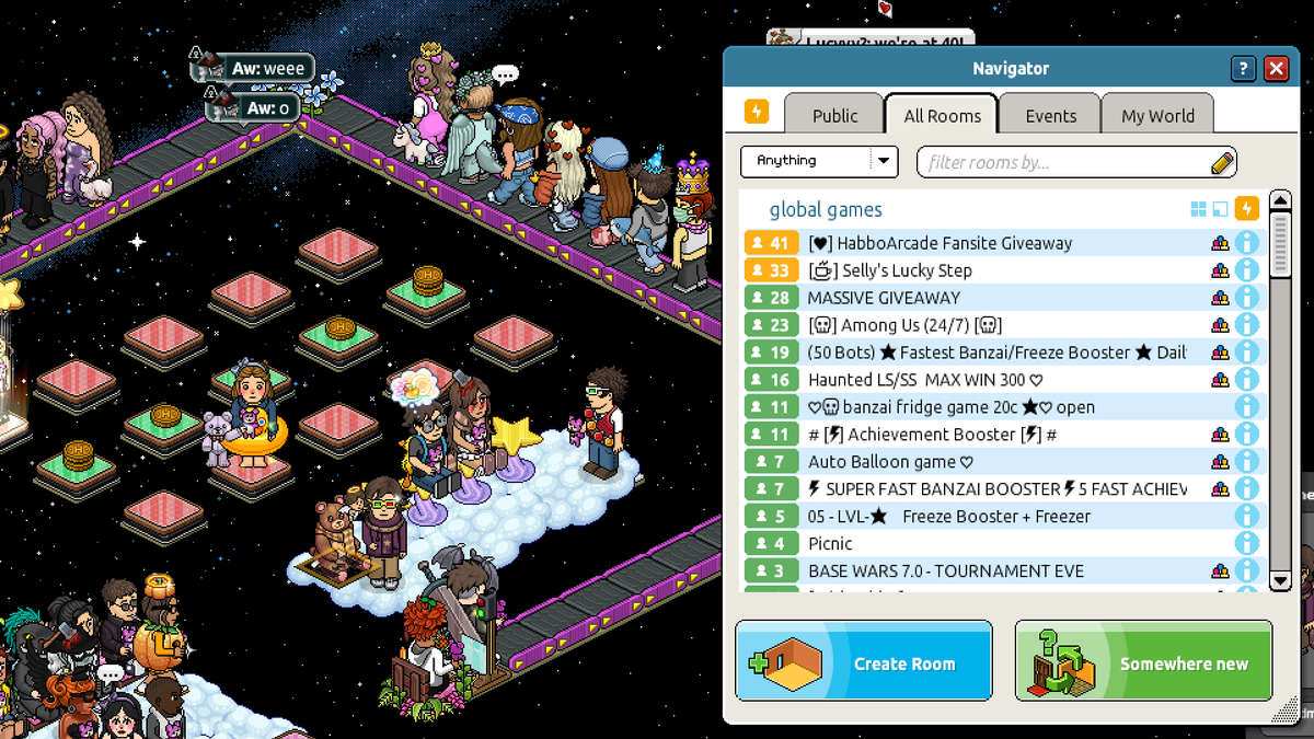 A HUGE thanks to everyone who joined our first <a href="/Habbo/">Habbo</a> giveaway tonight! 🎉

We gave away 5 HC boxes + 100c

✨ AND we're dropping another 500 credits in our server HabboArcade.com - join for a chance to win!

Massive shoutout to <a href="/HabPresent/">Lauren</a> for helping host 💛 #Habbo