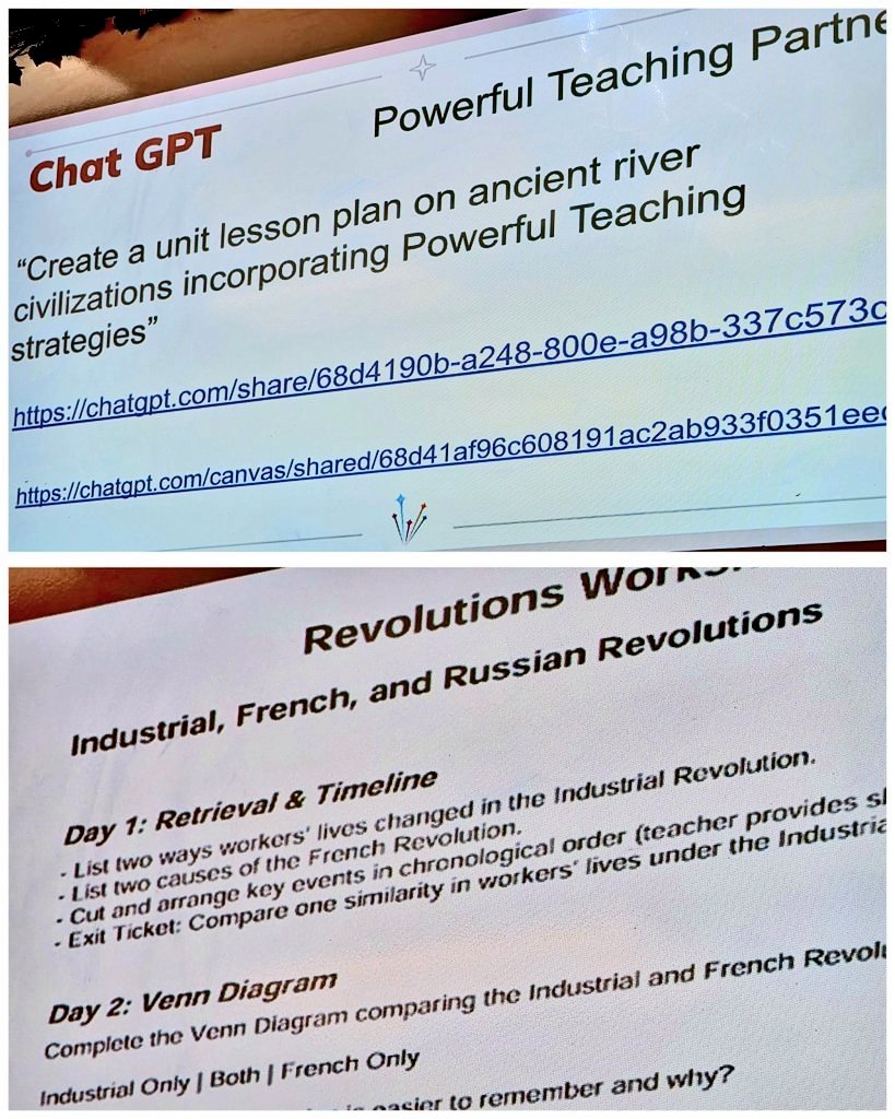 emytomita's tweet image. Great idea to use AI to help teachers incorporate #ScienceOfLearning principles in the lessons to retain facts @PatriceBain1 shared a History lesson during her session #FestivalOfEducation @researchED_US Great reminder: Knowing the &quot;why #research prevents lethal mutation&quot;