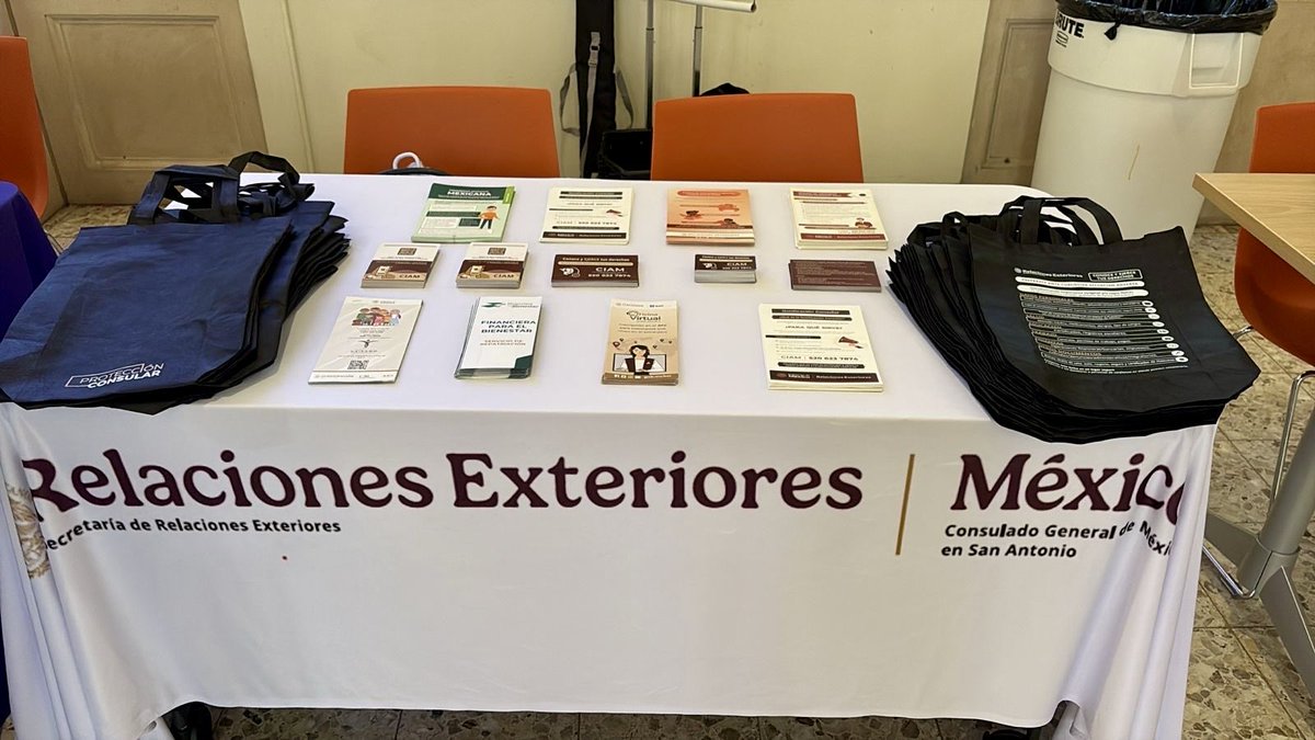 🇲🇽 <a href="/ConsulMexSA/">Consulmex San Antonio</a> realizó Jornada Sabatina para que connacionales tramitaran pasaportes, matrículas consulares y credenciales para votar.

Además, participó en “Community Resource Fair” de SAMMinistries, brindando asesoría en #protecciónconsular a la comunidad 🇲🇽 en San Antonio 🤝
