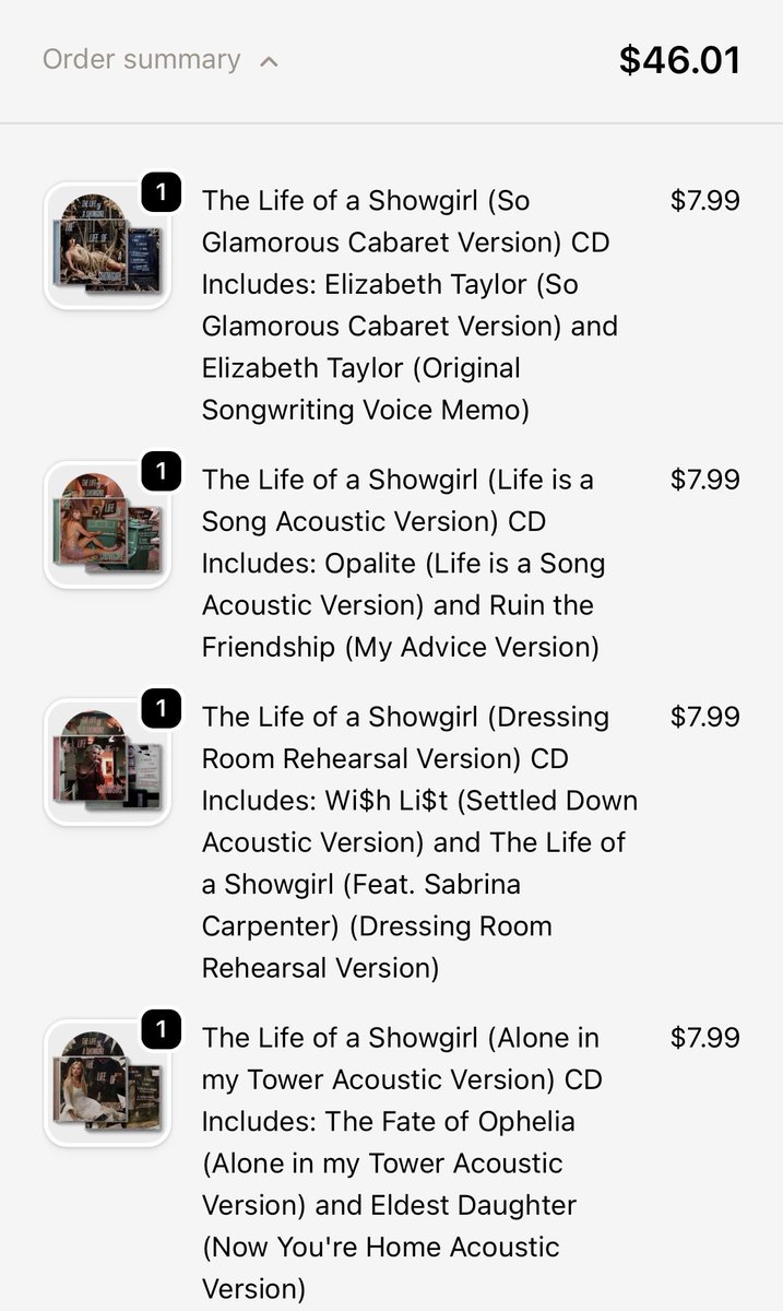 MusicWorldTay's tweet photo. @taylornation13 you think I can pick a favorite? they are ALL on my wi$h li$t❤️‍🔥 #TSTheLifeOfAShowgirl https://t.co/ENpJyW9YaJ