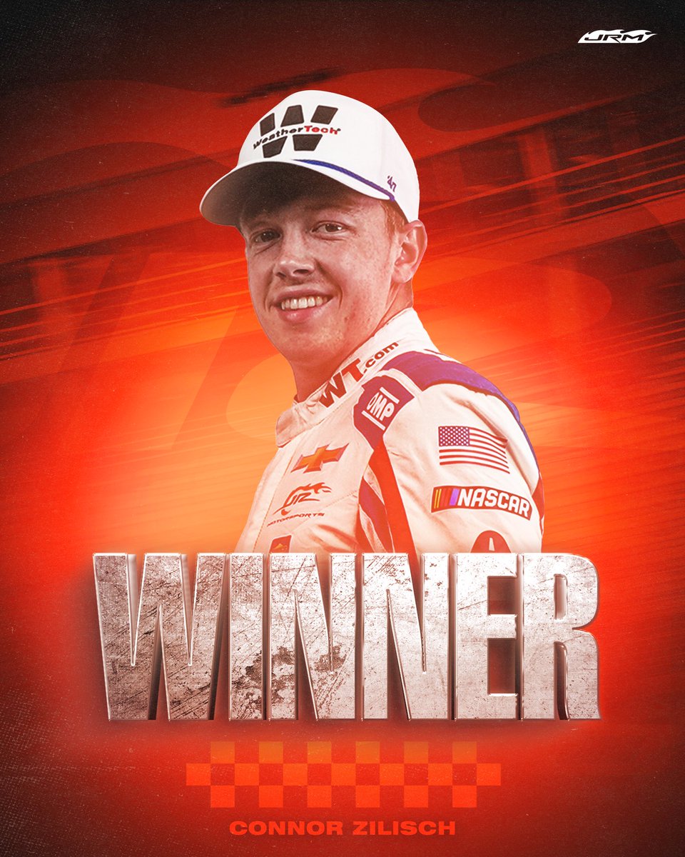 JRMotorsports's tweet image. CONNOR ZILISCH SCORES WIN NUMBER TEN OF THE SEASON 🔥