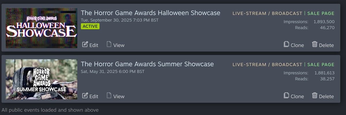The Horror Game Awards tweet media