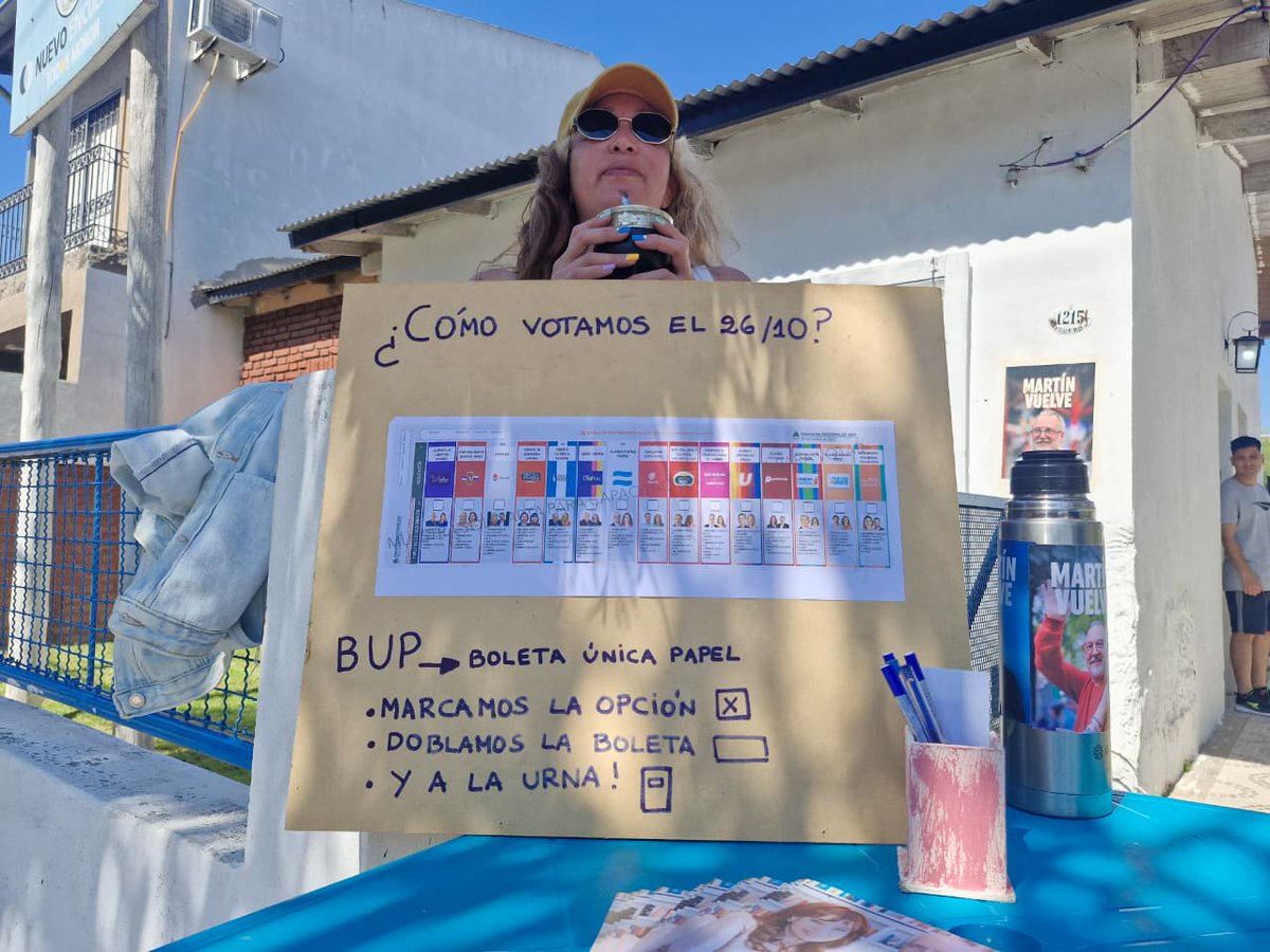 🗳️❤️ En septiembre, la provincia de Buenos Aires le dio un mensaje claro a Milei.

El 26 de octubre, de Ushuaia a La Quiaca, tenemos la oportunidad de decir BASTA al Gobierno nacional y frenar la violencia y el ajuste.

Hoy recorrimos las mesitas de difusión con compañeras y