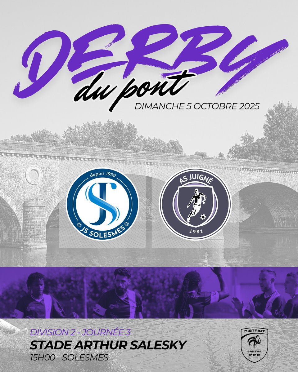 🔥 𝑱𝒐𝒖𝒓 𝒅𝒆 𝑫𝒆𝒓𝒃𝒚 🔥

🆚️ JS Solesmes
🏆 Division 2 - Journée 3
⏰️ 15h00
🏟 Stade Arthur Salesky

𝑢𝑛 𝐽𝑢𝑖𝑔𝑛𝑒́𝑒𝑛 𝑛𝑒 𝑙𝑎̂𝑐ℎ𝑒 𝑟𝑖𝑒𝑛
