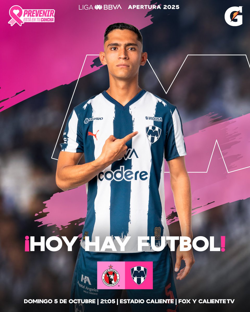 ¡Por el triunfo en la frontera!👊🏼🔥¡Dale, Monterrey!🇫🇮

@Gatorademex