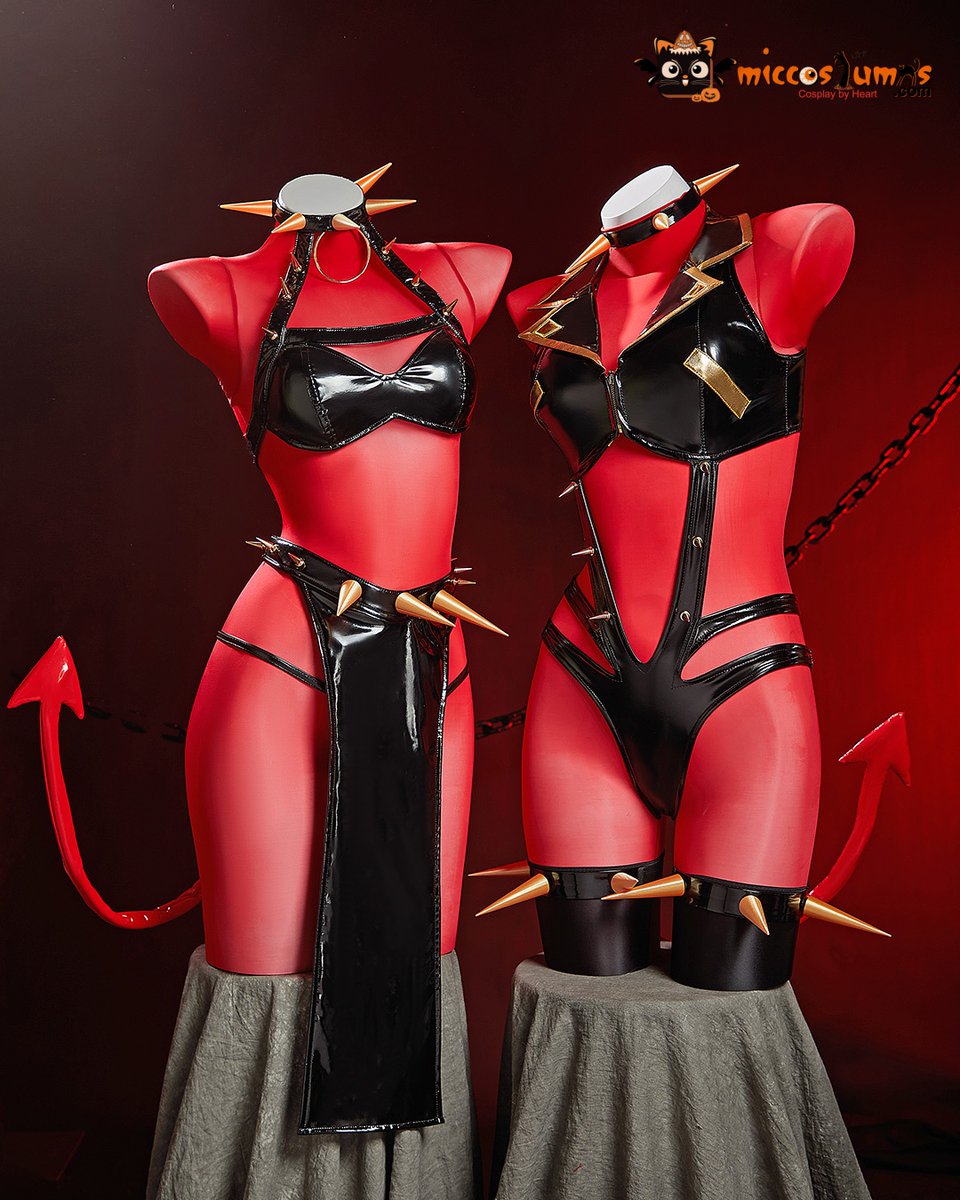 miccostumes's tweet photo. Scanty &amp; Kneesocks new transformations are here! Ready to impose your will on the chaos?

🛒https://t.co/jikjNiKgWI
-Special Preorder Deal: Save up to 30%-

#miccostumes #pantyandstockingwithgarterbelt #scanty #kneesocks
#demonsisters https://t.co/sFAWHDSub7