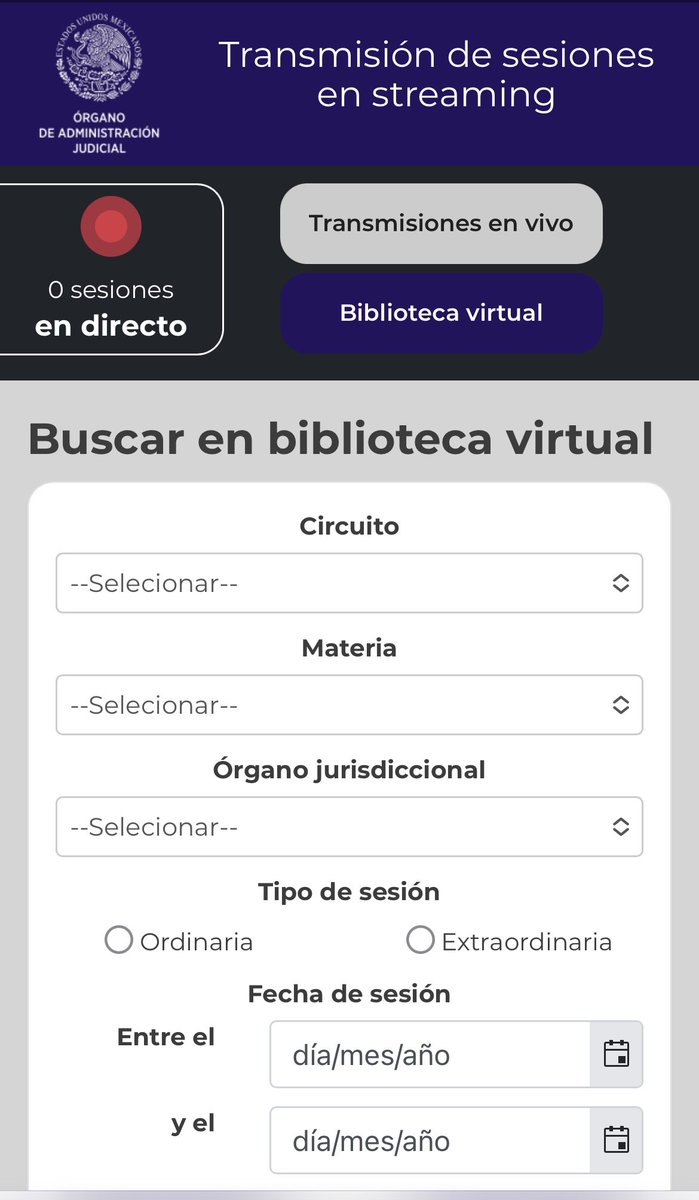 Marangeles29's tweet image. #PoderJudicial. #Transparencia. A las personas que les interese observar y escuchar alguna sesión pública de los tribunales federales, les comparto el enlace: apps.cjf.gob.mx/BVS/biblioteca