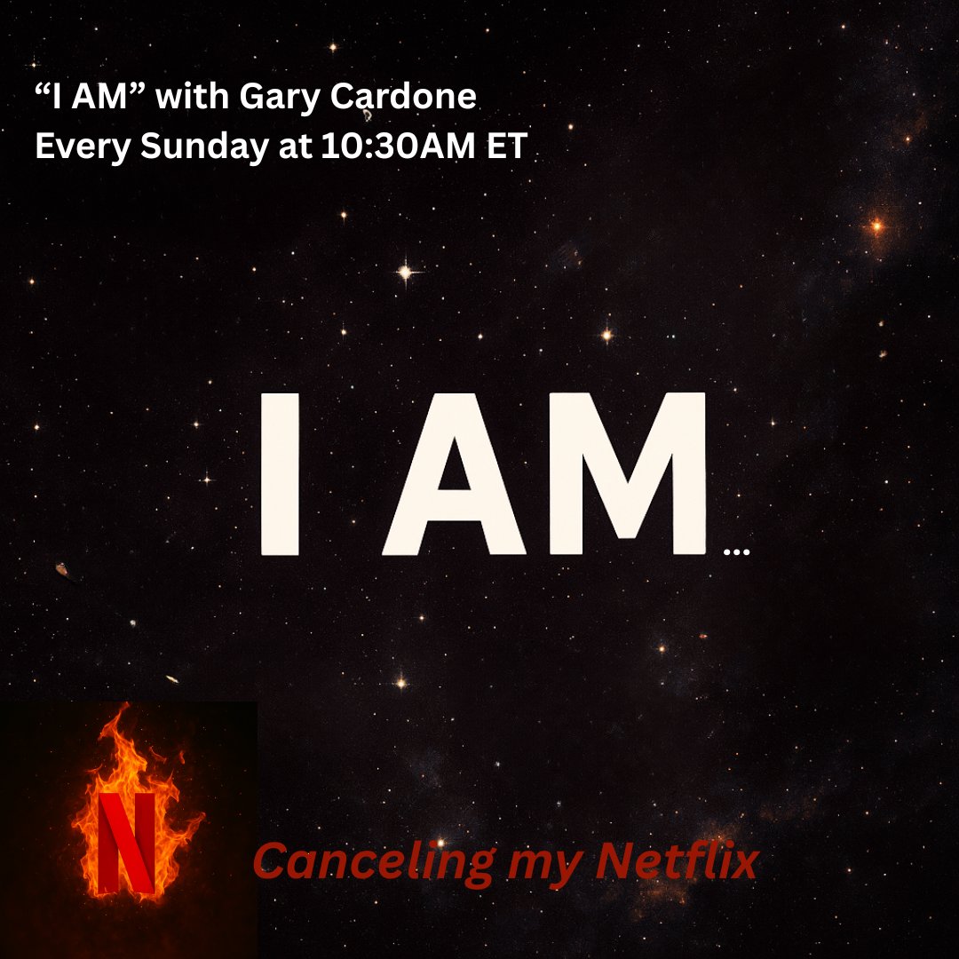 Join "I AM" with me tomorrow, Oct 5th @ 10:30 AM ET 

LIVE on X, YouTube, and Rumble
