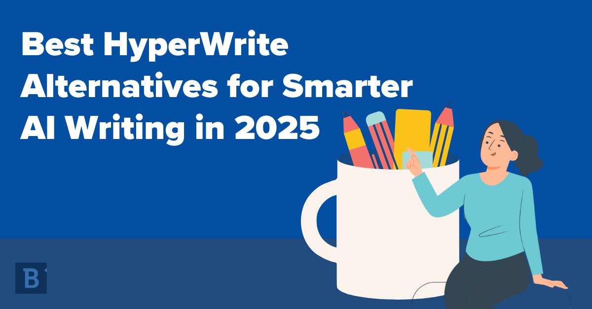 Brafton's tweet image. HyperWrite’s not the only game in town. From bit.ly/3ZQ0TzO to Jasper, here’s how to pick an AI writer that actually fits your workflow: bit.ly/46FVKOH

#Brafton #HyperWrite #ContentWriting
