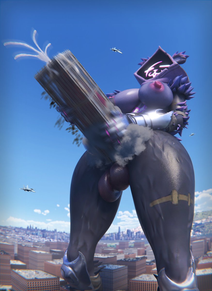 [C] Raven Team Leader's Toy for Anon
#giantess #macrophilia #sizetwitter #macro #巨大娘