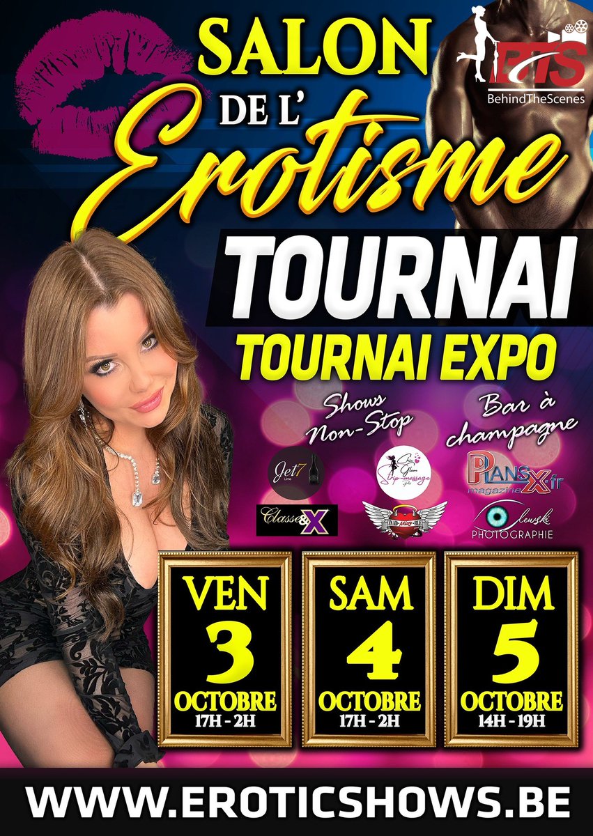 🔞#BehindTheScenes📽️ #BehindTheConventions📸
🇫🇷  Salon érotique #EroticShows #Tournai2025
🇬🇧  2025 Adult Convention in #Tournai Belgium  
📲EroticShows.be
💻Behind-The-Scenes.fr