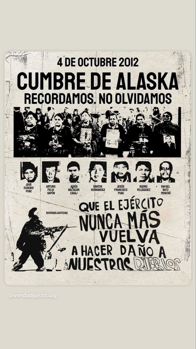 📢 4 de octubre: 13 Años de Memoria y resistencia de los <a href="/48_CantonesToto/">48 Cantones Oficial</a> 

En memoria de los mártires de la Cumbre de Alaska, hombres del pueblo K'iche' de Totonicapán que ofrendaron su vida por la dignidad y los derechos de su comunidad.