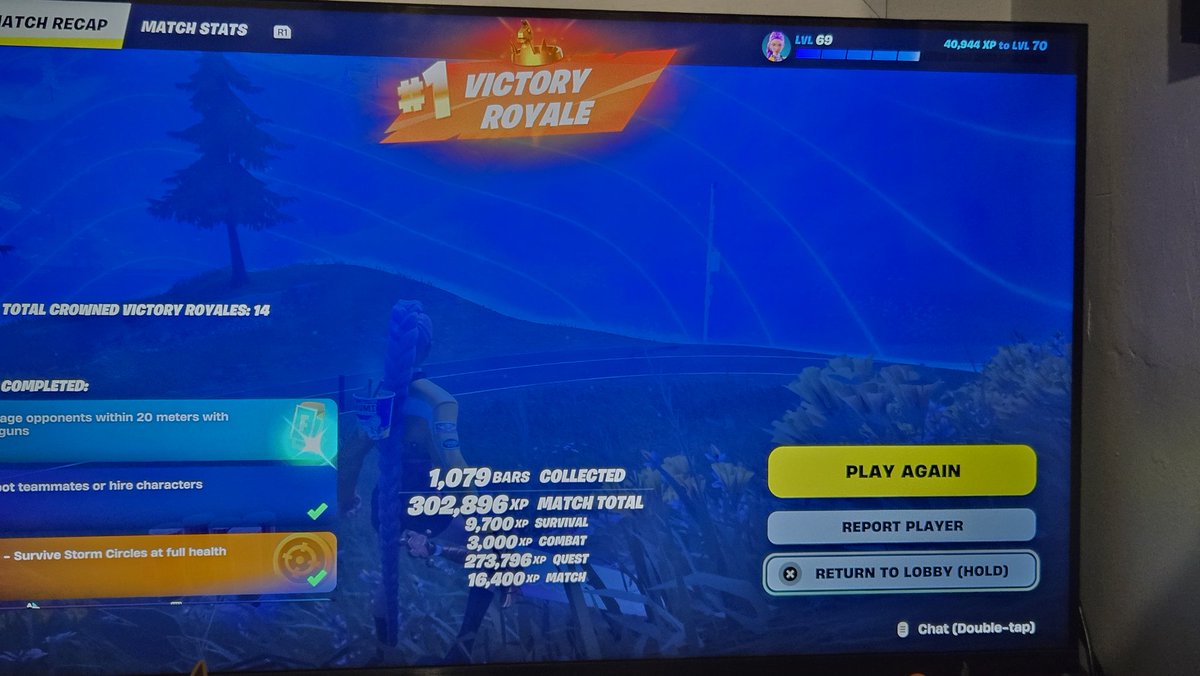 GeekyN8's tweet image. Nothing quite like getting a tight win in fortnite. Had my kill before the last one not had a medmist i'd have lost the final fight.
#Fortnite