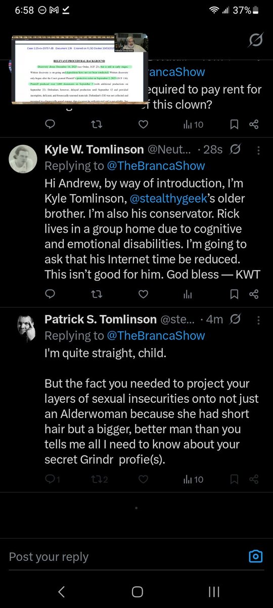 Demons_Wrath616's tweet photo. @TheBrancaShow Before I even finish typing this dunce replies! He's nothing if not predictable. 

Don't block him, you can have some fun with this. https://t.co/8NBKNcoEEt