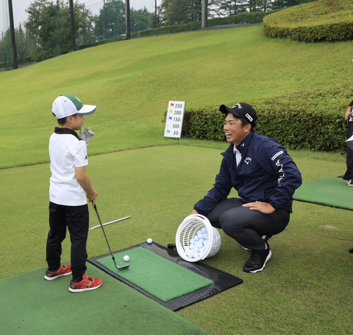 vtcgolf's tweet photo. #バンテリン東海クラシック ⛳️
昨日行われました、
 #ジュニアレッスン の模様✨
【参加プロ】
#山田大晟
#出利葉太一郎
#鍋谷太一
#光田智輝
#前田光史朗 

 #バンテリン  #ジュニア 
 #東海テレビ  #東海ラジオ https://t.co/HUgjUb82lj