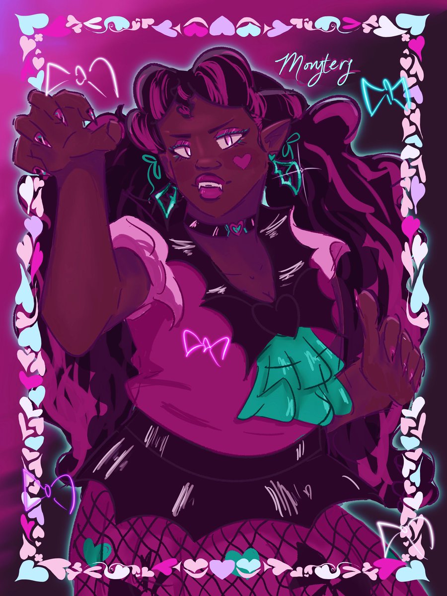 nasillustrated's tweet photo. HALLOWEEN POST #1: Winnie as Draculaura
#oc #halloween #ocartist https://t.co/QPTELQ81rE