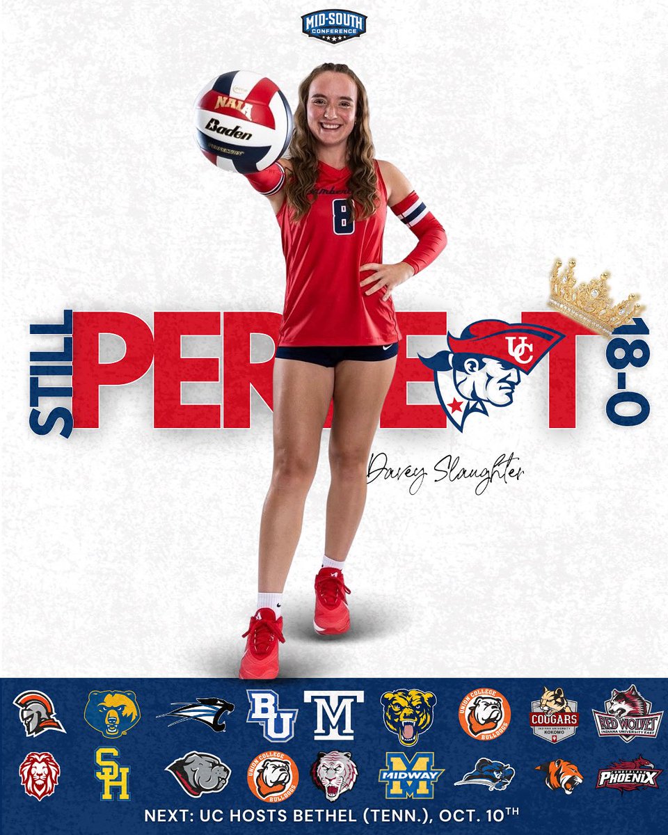 Still perfect 👀 (10) <a href="/UCPatriotsVB/">UC Volleyball</a> stays unbeaten — S. Zampedri leading the way at the net 🔥