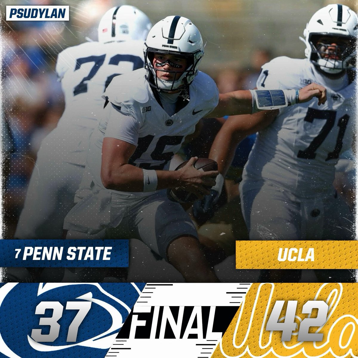 Worst Penn State game I've been alive to experience. Changes need to be made immediately.