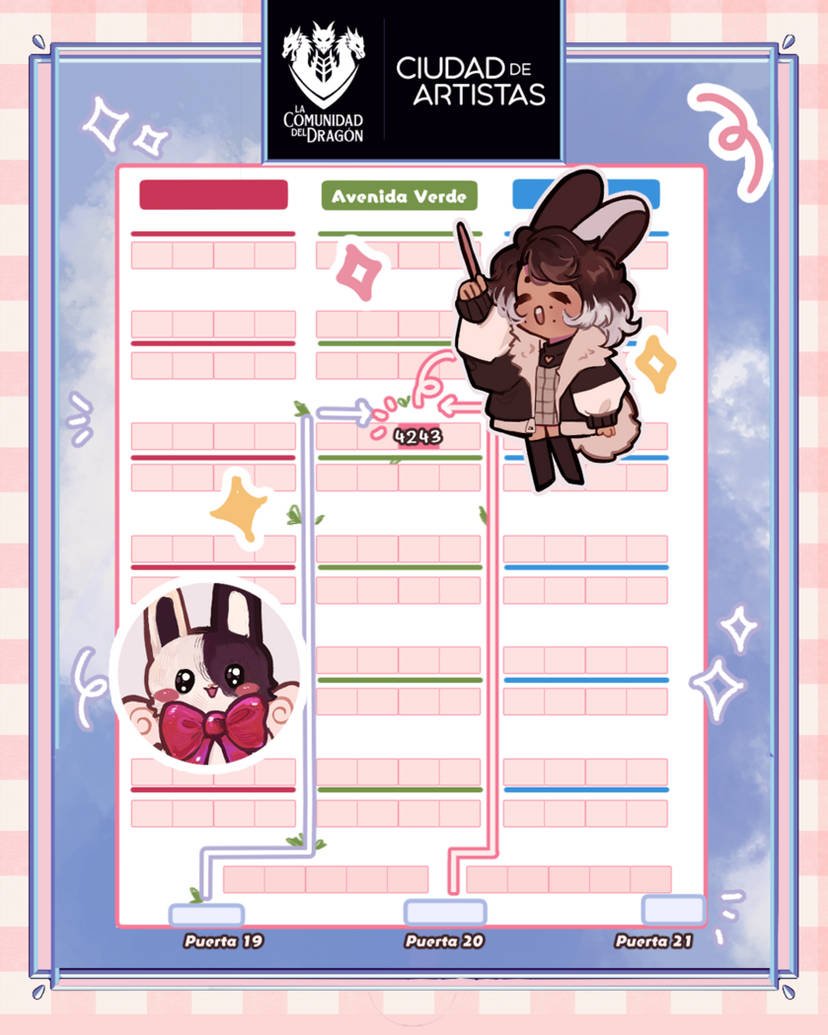 ESTARE EN SOFA 2025 🩷✨🩷🎨!!!
Me pueden encontrar en mi stand 4243 de la avenida verde en la ciudad de artistas uwu 🩷👀 además ya esta (en insta) el catalogo de merch + PREVENTA de mi comic ! !