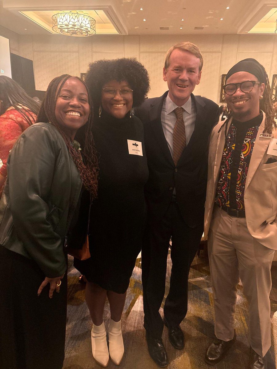 MichaelBennet's tweet image. Honored to join the 47th annual @CBWPA luncheon today to celebrate Black women leaders whose service, courage, and commitment continue to drive change across Colorado. Thank you @SymoneDSanders for your powerful words (and the best book title I&apos;ve ever heard - “No, You Shut Up”).