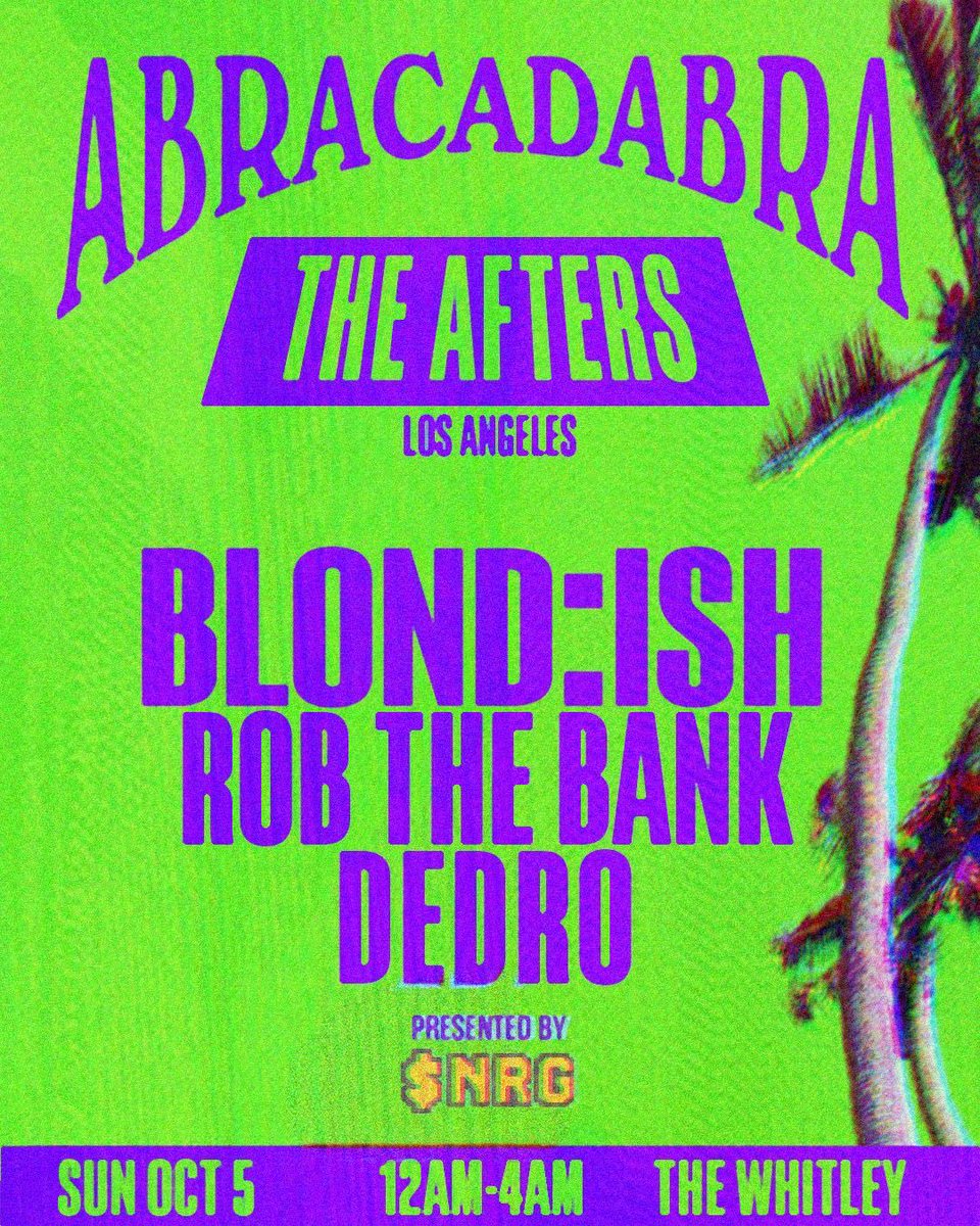 LA… you know where to be tonight.