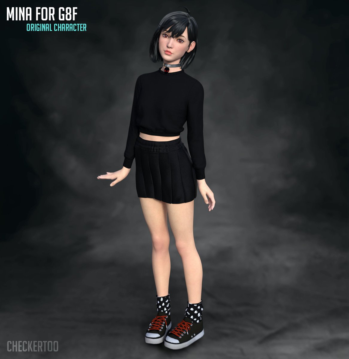 G8F Head Morph and Body Morph
Hair model 
Materials (Iray)
Skin Textures (with base layers)

Mina For G8F:
patreon.com/posts/mina-for…
checkertoo.gumroad.com/l/Mina-For-G8F
renderhub.com/checkertoo/min…