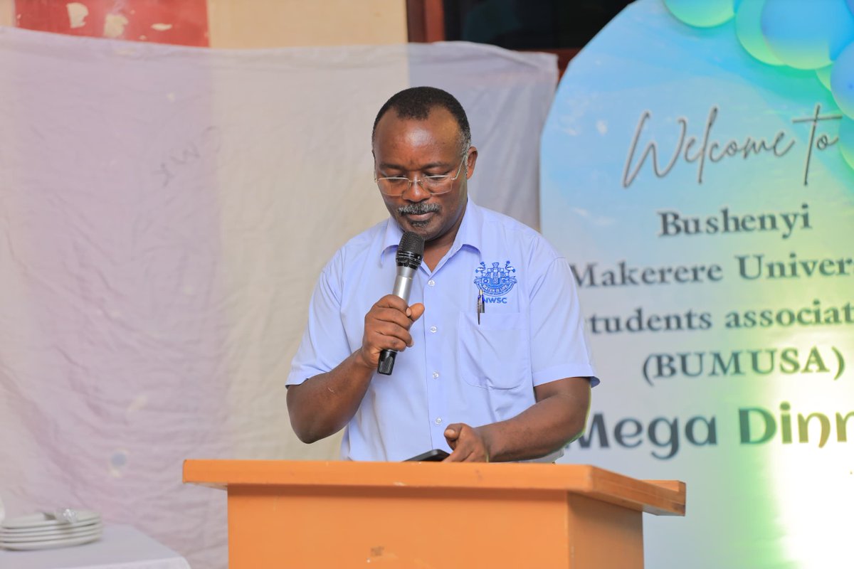 Honored to have Eng Silver Mugisha CEO NWSC with us on BUMUSA dinner advising the youth about preparedness for the future 
 Thank you for gracing our event with your presence 
BUMUSA is proud to associate with you 
#BUMUSAdinner2025
#Bushenyi