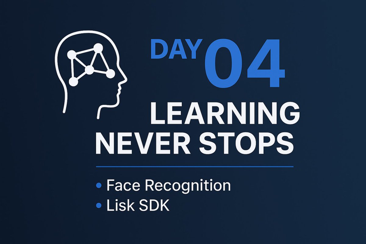 hezekiahsDev's tweet image. Day 04 of #30DaysOfCode 🚀
Explored face recognition using TensorFlow.js
Also continued practicing with the #Lisk SDK from @LiskHQ — starting to get more comfortable with it ⚡
Loving the learning curve 🔥