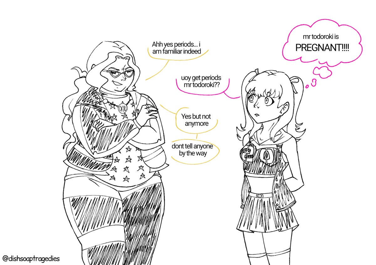dishsoaptragedy's tweet photo. I've been thinking about that one reigen meme with these two so yeah. Redraw
#TRIBENINE #eijitodoroki #tsukiiroha #ArtistOnTwitter https://t.co/IWGkoP41s7