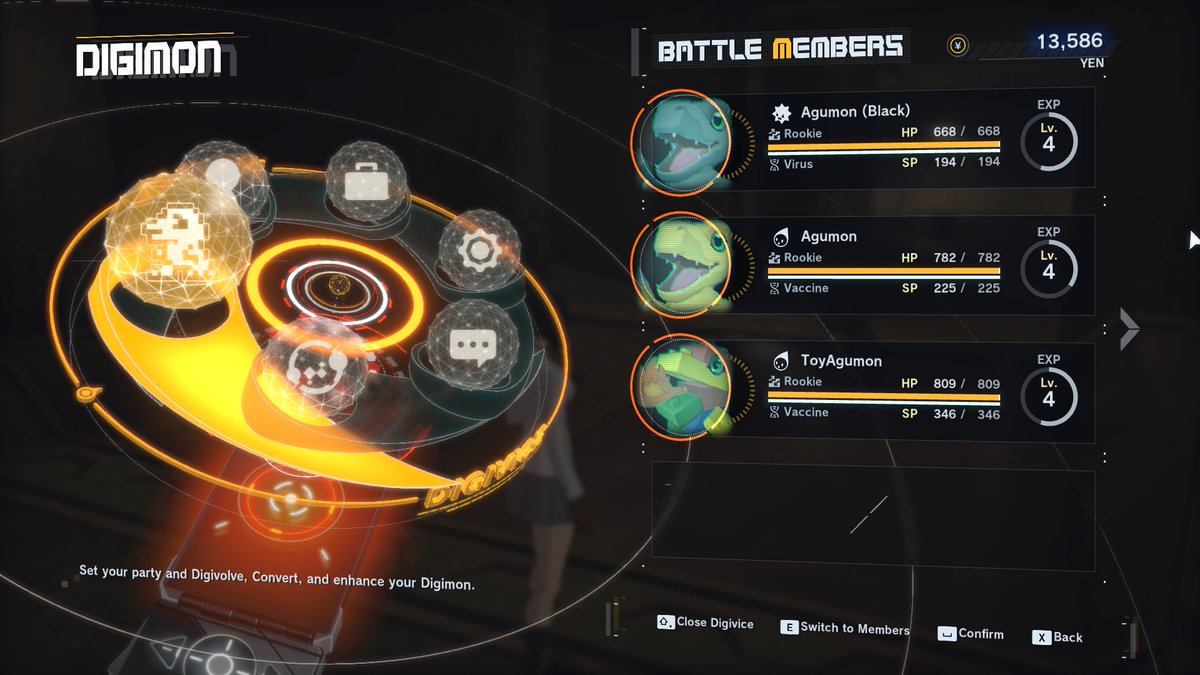 HoodlumCallum's tweet image. I love team building in the new digimon game